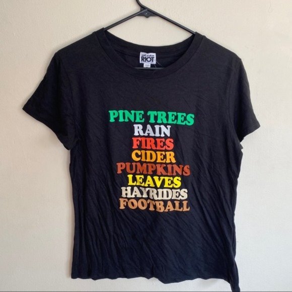 Sub Urban Riot Fall List T Shirt Small - Picture 1 of 3